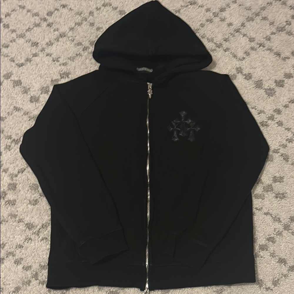 Chrome Hearts Black Lightweight Hooded Jacket